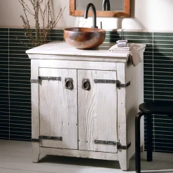 Native Trails 30" Americana Freestanding Vanity Base in Whitewash, VNB300