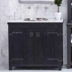 Native Trails 36" Americana Freestanding Vanity Base in Anvil, Reclaimed Wood, VNB368