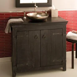 Native Trails 36" Americana Freestanding Vanity Base in Anvil, Reclaimed Wood, VNB368