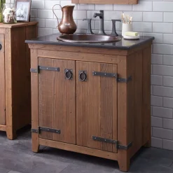 Native Trails 30" Americana Freestanding Vanity Base in Chestnut, VNB301