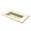 Native Trails 36" Capistrano ADA NativeStone Vanity Top and Trough Sink in Sand, 1 Faucet Hole, NSVT36-D1