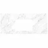 Native Trails 48" Carrara Vanity Top, Rectangle 18x12 with 3 Faucet Holes, VT48-R1812-CA-3