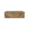 Native Trails 36" Chardonnay Floating Vanity with NativeStone Trough in Earth, VNW191-NSL3619-E