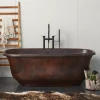 Native Trails 66" Copper Santorini Bathtub, Antique Copper, CPS942