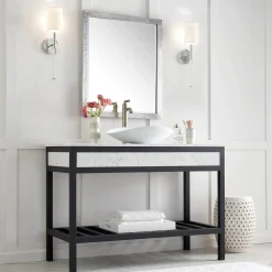 Native Trails 48" Cuzco Freestanding Vanity Base in Carrara, VNR486