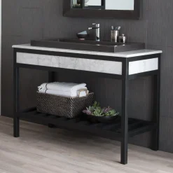 Native Trails 48" Cuzco Freestanding Vanity Base in Carrara, VNR486