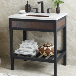 Native Trails 30" Cuzco Freestanding Vanity Base in Antique Copper, VNR302