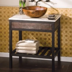 Native Trails 30" Cuzco Freestanding Vanity Base in Antique Copper, VNR302