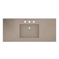 Native Trails 48" NativeStone Palomar Vanity Top with Integral Sink in Earth - 8" Widespread Cutout, NSVNT48-E