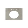Native Trails 30" NativeStone Vanity Top, Ash, Oval with 3 Faucet Holes, VT30-O1714-A-3