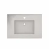 Native Trails 30" NativeStone Palomar Vanity Top with Integral Sink in Ash - Single Faucet Cutout, NSVNT30-A1