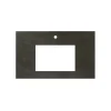 Native Trails 36" NativeStone Vanity Top, Slate, Rectangle 18x12 with Single Faucet Hole, VT36-R1812-S-1