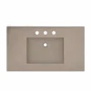 Native Trails 36" NativeStone Palomar Vanity Top with Integral Sink in Earth - 8" Widespread Cutout, NSVNT36-E