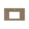 Native Trails 36" NativeStone Vanity Top, Earth, Rectangle 18x12 with Single Faucet Hole, VT36-R1812-E-1