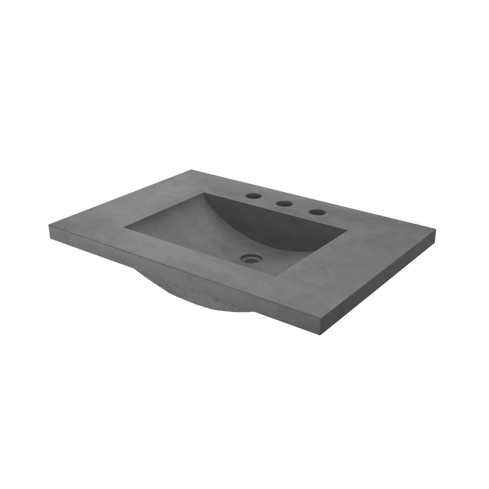 Native Trails 30" NativeStone Palomar Vanity Top with Integral Sink in Slate - 8" Widespread Cutout, NSVNT30-S