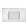 Native Trails 36" NativeStone Palomar Vanity Top with Integral Sink in Pearl - Single Faucet Cutout, NSVNT36-P1