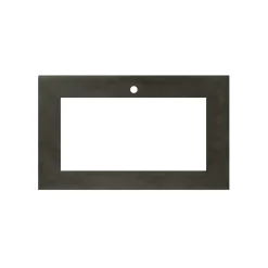 Native Trails 36" NativeStone Vanity Top, Slate, 28x14 Cutout for Trough with Single or No Faucet Hole, VT36-T2814-S-1
