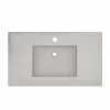 Native Trails 36" NativeStone Palomar Vanity Top with Integral Sink in Ash - Single Faucet Cutout, NSVNT36-A1