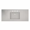 Native Trails 48" NativeStone Palomar Vanity Top with Integral Sink in Ash - 8" Widespread Cutout, NSVNT48-A