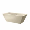 Native Trails 66" NativeStone Concrete Mendocino Freestanding Bathtub, Sand, NST6634-D