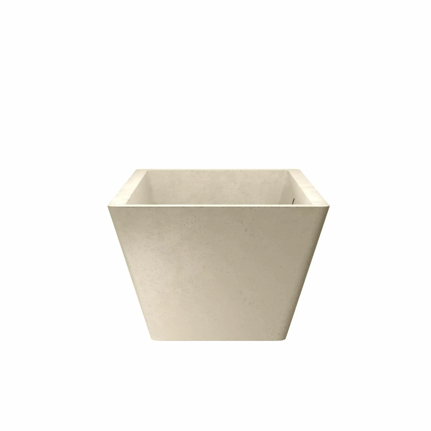 Native Trails 66" NativeStone Concrete Mendocino Freestanding Bathtub, Sand, NST6634-D