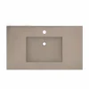 Native Trails 36" NativeStone Palomar Vanity Top with Integral Sink in Earth - Single Faucet Cutout, NSVNT36-E1
