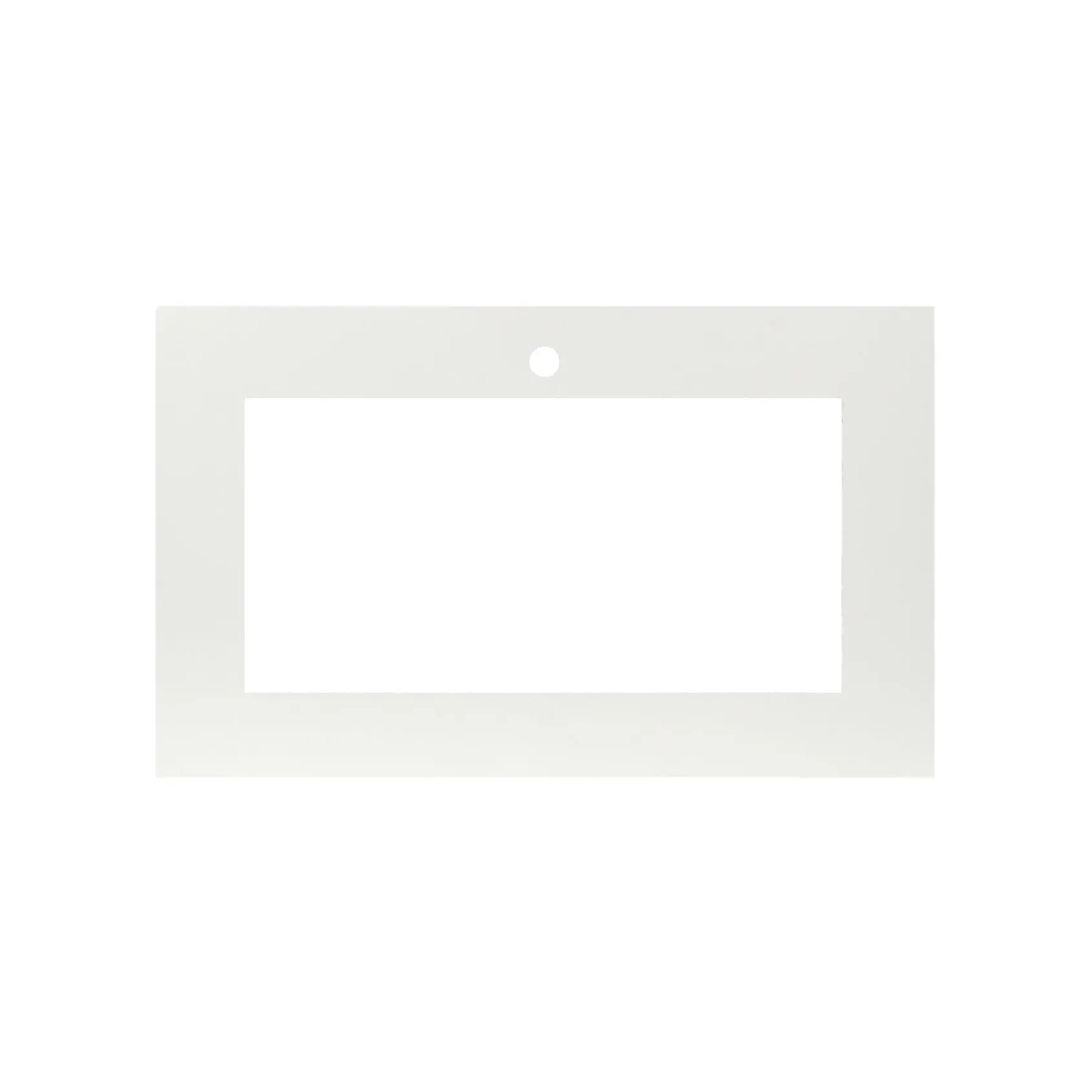 Native Trails 36" NativeStone Vanity Top, Pearl, 28x14 Cutout for Trough with Single or No Faucet Hole, VT36-T2814-P-1