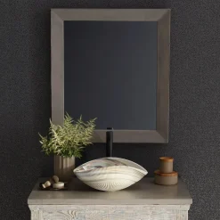 Native Trails 36" NativeStone Vanity Top, Ash, Vessel with Single Faucet Hole, VT36-V-A-1