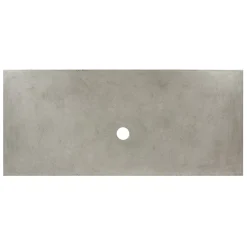 Native Trails 48" NativeStone Vanity Top, Ash, Vessel with No Faucet Hole, VT48-V-A-0