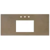 Native Trails 48" NativeStone Vanity Top, Earth, Rectangle 18x12 with 3 Faucet Holes, VT48-R1812-E-3