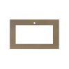 Native Trails 36" NativeStone Vanity Top, Earth, 28x14 Cutout for Trough with Single or No Faucet Hole, VT36-T2814-E-1