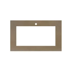 Native Trails 36" NativeStone Vanity Top, Earth, 28x14 Cutout for Trough with Single or No Faucet Hole, VT36-T2814-E-1