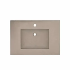Native Trails 30" NativeStone Palomar Vanity Top with Integral Sink in Earth - Single Faucet Cutout, NSVNT30-E1