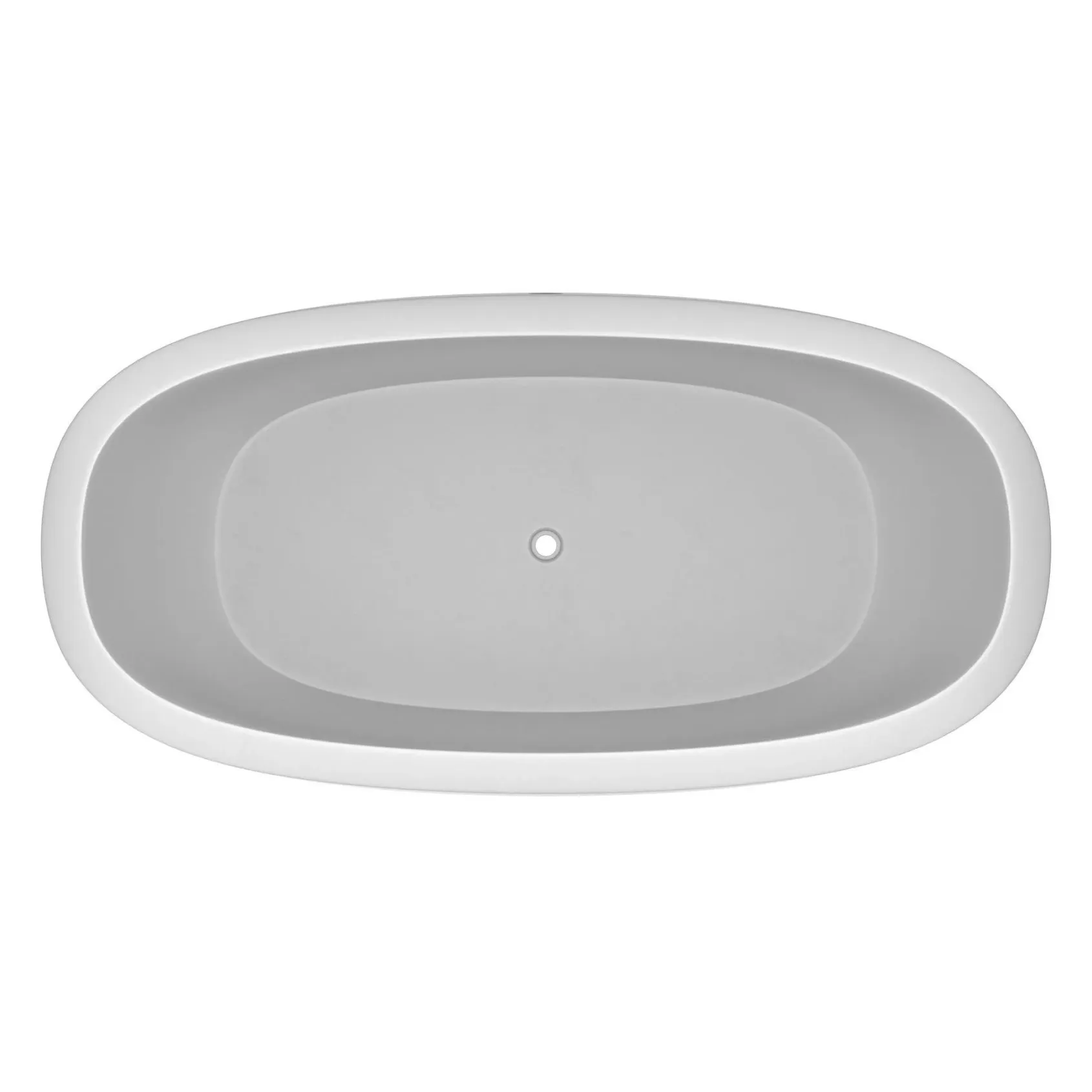 Native Trails 72" NativeStone Concrete Avalon 72" Bathtub, Pearl, NST7236-P