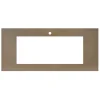 Native Trails 48" NativeStone Vanity Top, Earth, 34x14 Cutout for Trough with Single or No Faucet Hole, VT48-T3414-E-1