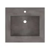 Native Trails 24" Palomar ADA NativeStone Vanity Top and Sink in Slate, Single Faucet Hole, NSVNT24-S1