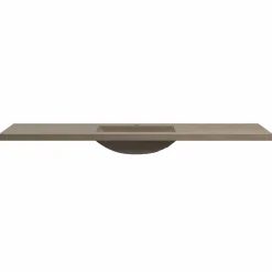 Native Trails 60" Palomar ADA NativeStone Vanity Top and Sink in Earth, Single Faucet Cutout, NSVNT60-E1