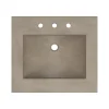 Native Trails 24" Palomar ADA NativeStone Vanity Top and Sink in Earth, 8" Widespread Faucet Holes, NSVNT24-E