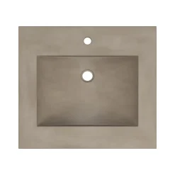 Native Trails 24" Palomar ADA NativeStone Vanity Top and Sink in Earth, Single Faucet Hole, NSVNT24-E1