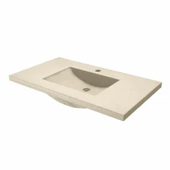 Native Trails 36" Palomar ADA NativeStone Vanity Top and Sink in Sand, Single Faucet Cutout, NSVNT36-D1
