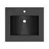 Native Trails 24" Palomar ADA NativeStone Vanity Top and Sink in Charcoal, Single Faucet Hole, NSVNT24-C1