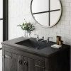 Native Trails 36" Palomar ADA Vanity Top with Integral Sink in Charcoal, 8" Widespread Cutout, NSVNT36-C