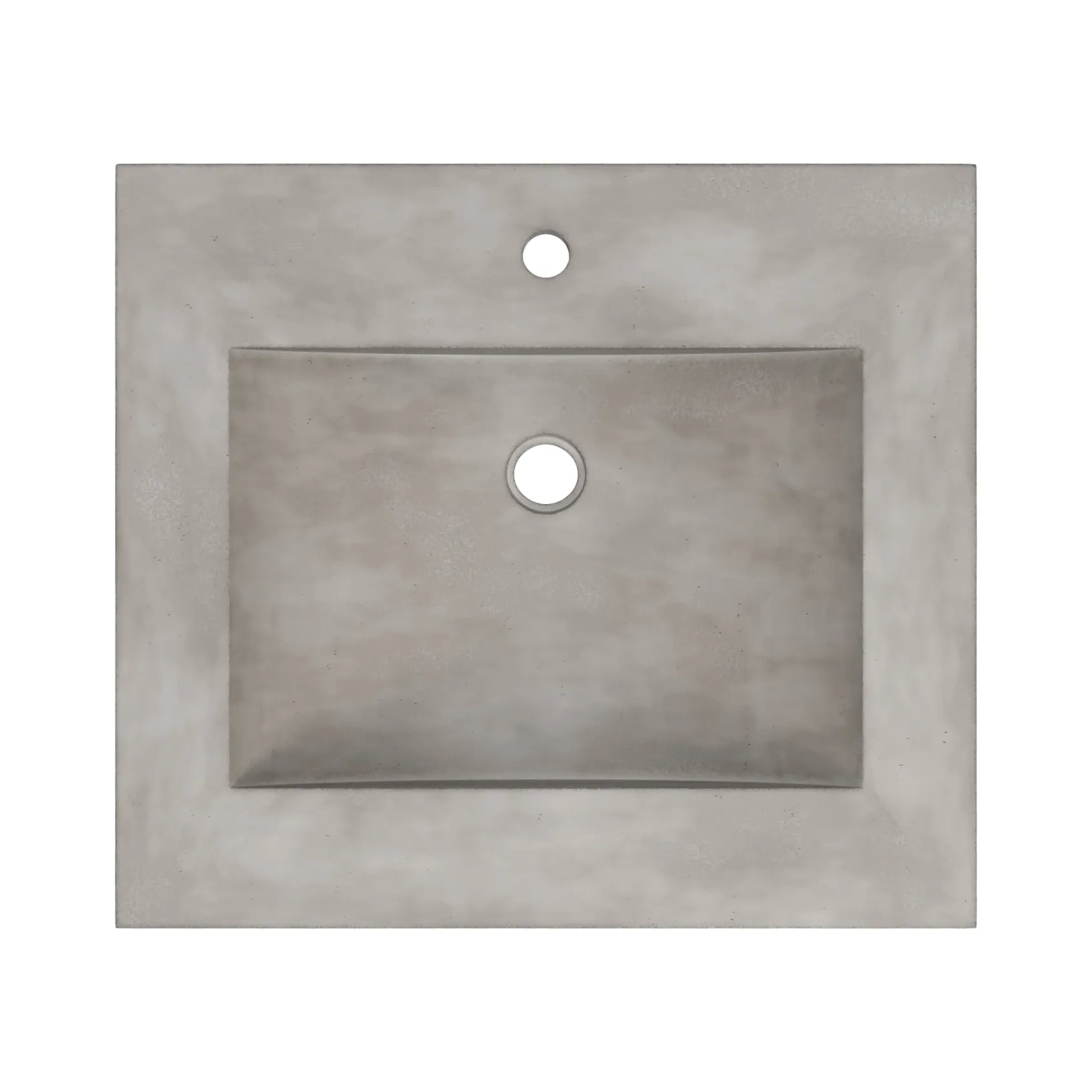 Native Trails 24" Palomar ADA NativeStone Vanity Top and Sink in Ash, Single Faucet Hole, NSVNT24-A1