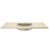 Native Trails 48" Palomar ADA NativeStone Vanity Top and Sink in Sand, 8" Widespread Cutout, NSVNT48-D
