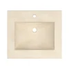 Native Trails 24" Palomar ADA NativeStone Vanity Top and Sink in Sand, Single Faucet Hole, NSVNT24-D1