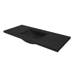 Native Trails 48" Palomar ADA Vanity Top with Integral Sink in Charcoal, Single Faucet Cutout, NSVNT48-C1