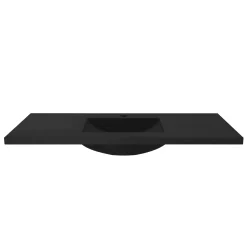 Native Trails 48" Palomar ADA Vanity Top with Integral Sink in Charcoal, Single Faucet Cutout, NSVNT48-C1