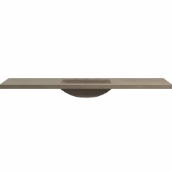 Native Trails 60" Palomar ADA NativeStone Vanity Top and Sink in Earth, 8" Widespread Cutout, NSVNT60-E