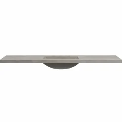 Native Trails 60" Palomar ADA NativeStone Vanity Top and Sink in Ash, 8" Widespread Cutout, NSVNT60-A