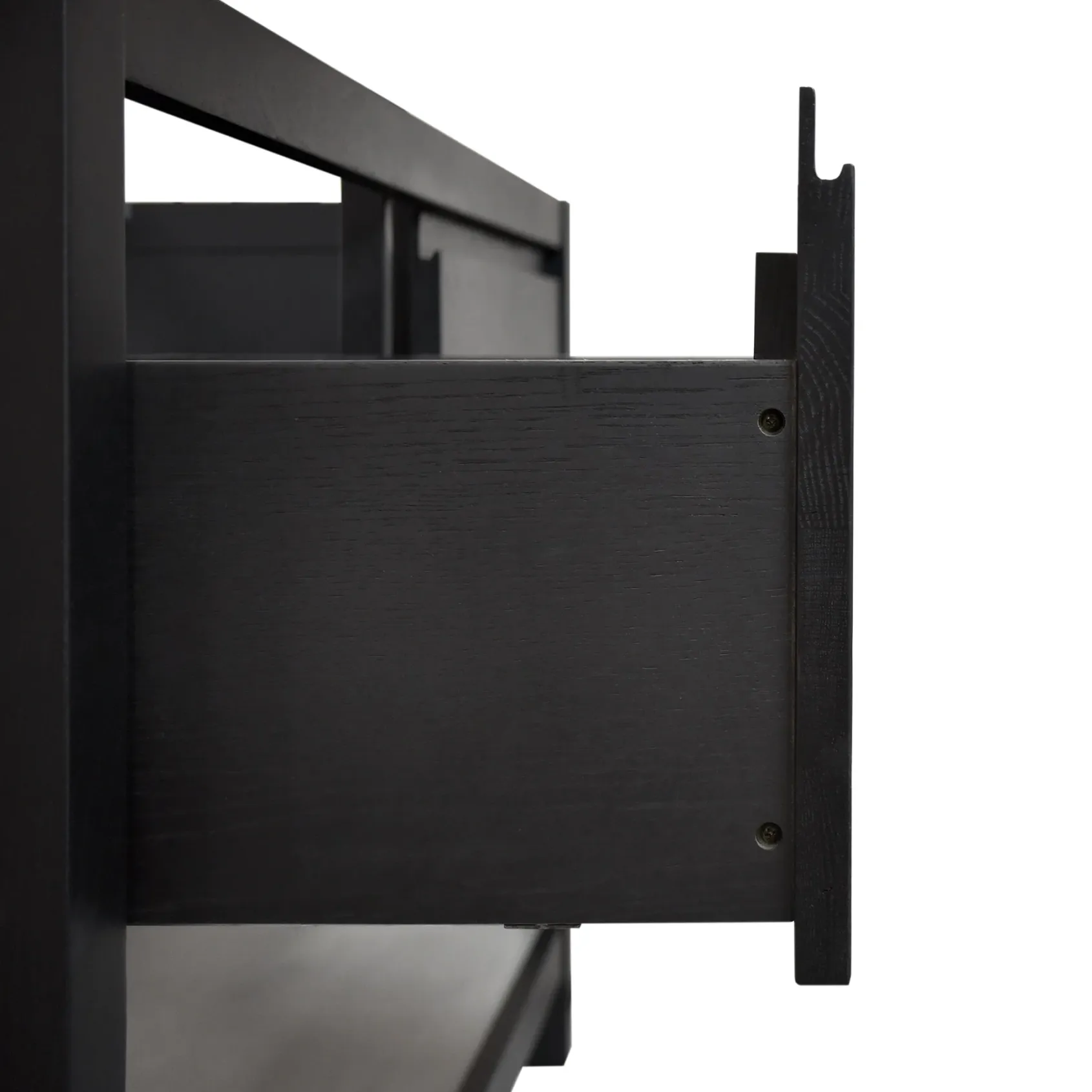 Native Trails 48" Solace Freestanding Vanity Base in Midnight Oak with Pearl Shelf, VNO488-P